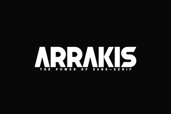 Arrakis Font: A Bold Sans Serif for Branding