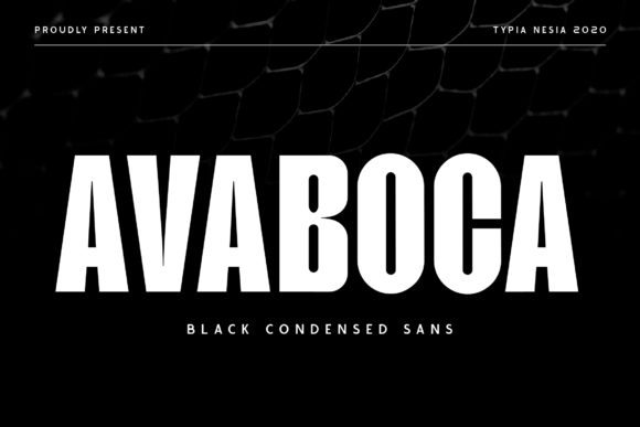 Avaboca Typeface: Bold Design for Modern Brands