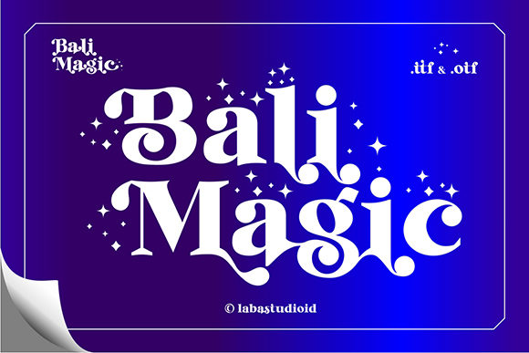Bali Magic Font Review: A Bold Serif for Branding