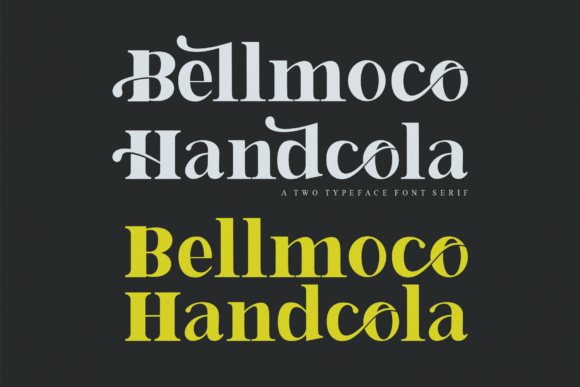 Bellmoco Handcola: A Bold Serif Font for Campaigns