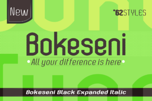 Bokeseni Black Expanded Italic: A Bold Typeface for Marketers