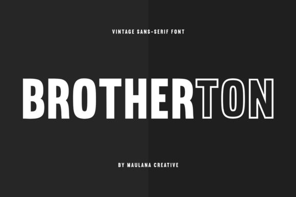 Brotherton: A Bold Sans Serif Font for Business