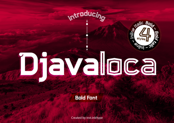 Djavaloca: A Bold Sans Serif Font for Branding