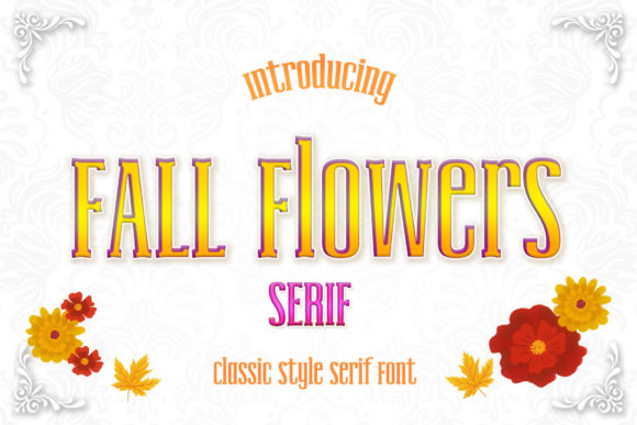 Fall Flowers Font for Strong Brand Identity