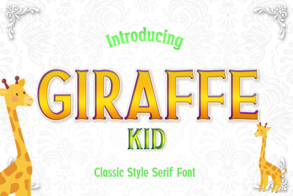 Giraffe Kid: A Bold Serif Font for Campaigns