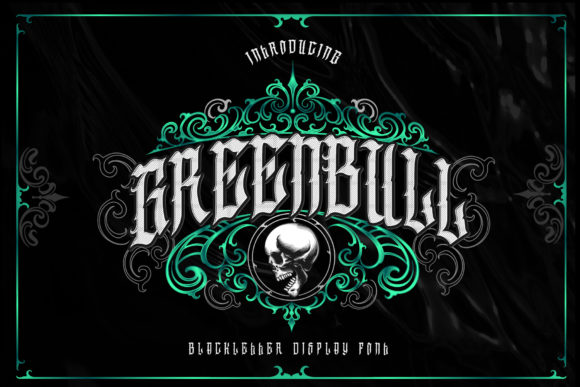 Greenbull Font: Bold Blackletter for Makers