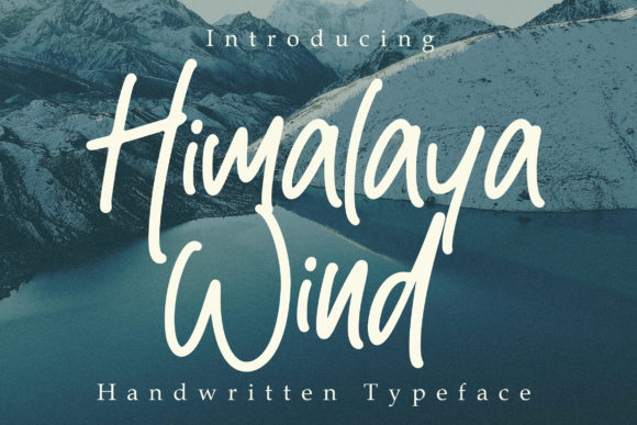 Himalaya Wind: A Bold Script Font for Web Design