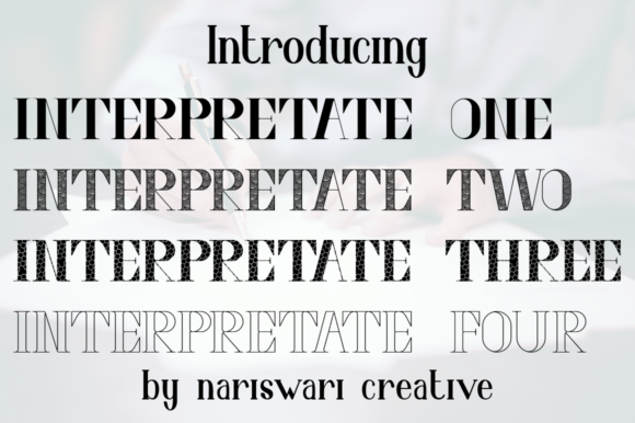 Interpretate: A Bold Serif Font for Digital Design
