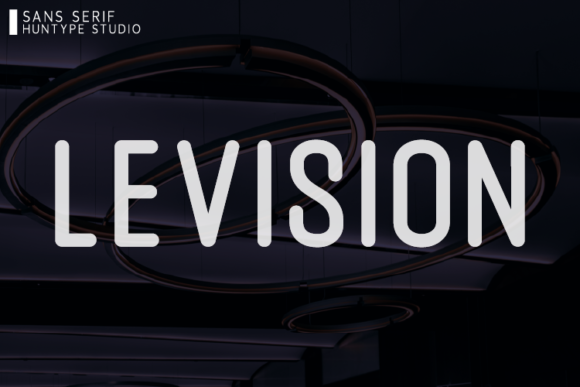 Levision Font: Bold Simplicity for Branding