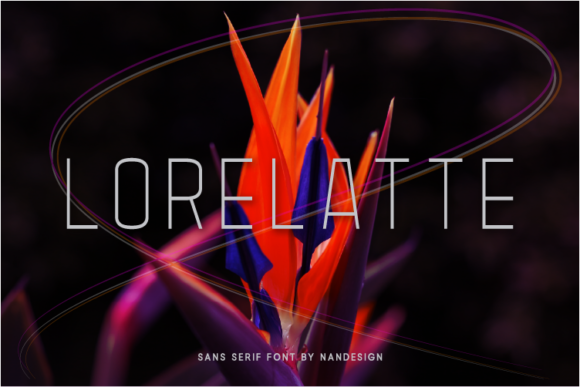 Lorelatte Font: Elegant Sans Serif for Crafters