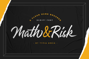 Math and Risk: A Bold Script Font for Makers
