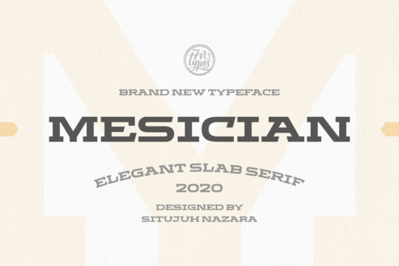 Mesician: A Bold Slab Serif Font for Marketers