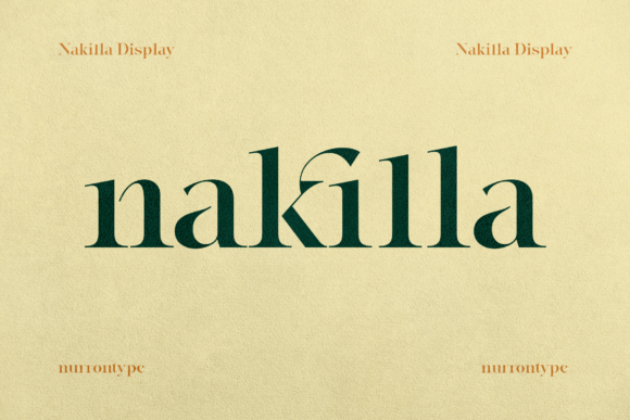 Nakilla Font: Elevate Your Brand Identity