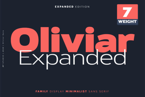 Oliviar: A Bold Sans Serif Font for Editorial Design