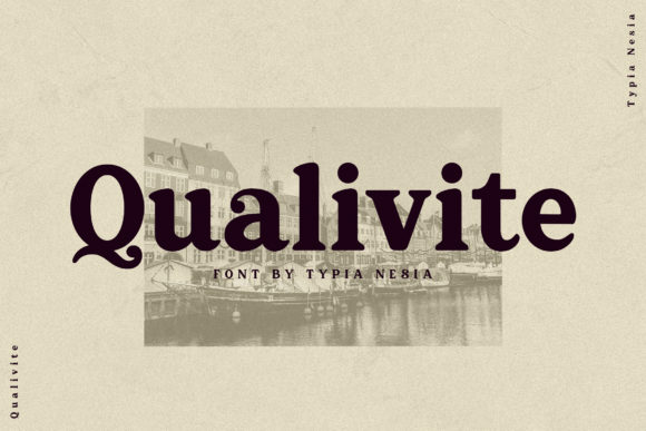 Qualivite: A Bold Serif Font for Campaign Impact