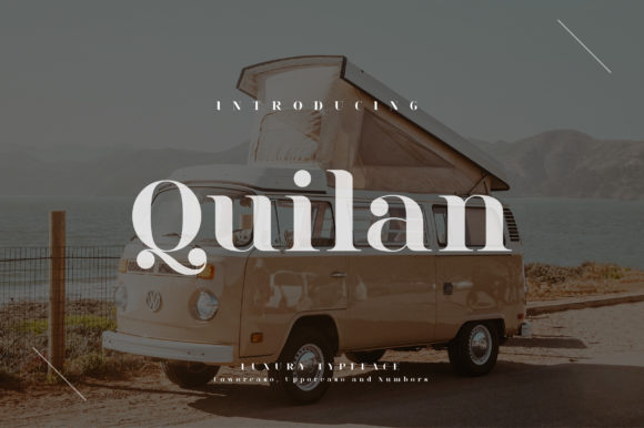 Quilan: A Bold Serif Font for Web Design