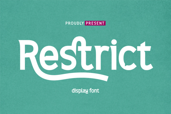 Restrict Font: Bold Serif for Branding