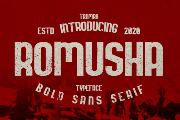 Romusha: A Bold Sans Serif Font for Modern Web Design