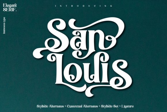 San Louis: A Bold Serif Font for Modern Campaigns