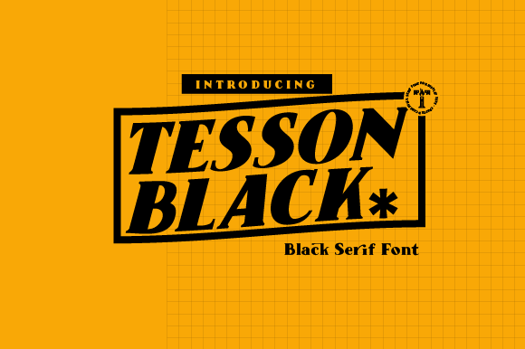 Tesson Black: A Bold Serif Font for Branding