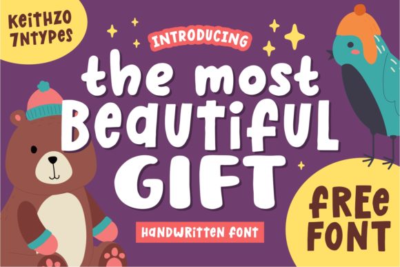 The Most Beautiful Gift Font for Bold Designs