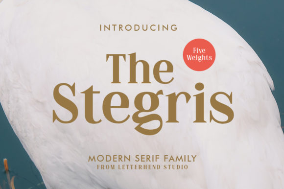 The Stegris: A Bold Serif Font for Modern Brands